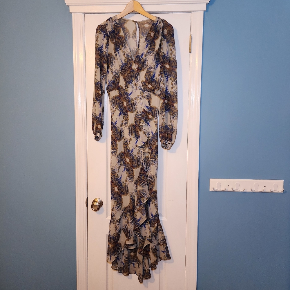 Twelfth Street By Cynthia Vincent Floral Maxi Dress Size S